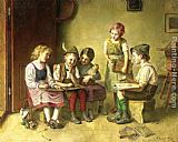 Edmund Adler What Will His Answer Be painting